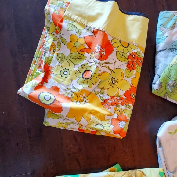 Various vintage flat sheets twin, double (8) - Picture 3 of 7